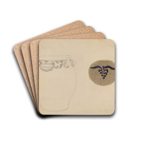 Crock by Charles Caseau Drink Coasters - set of 4