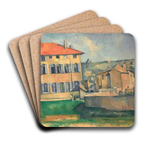 House in Aix by Paul Czanne Art Drink Coaster set