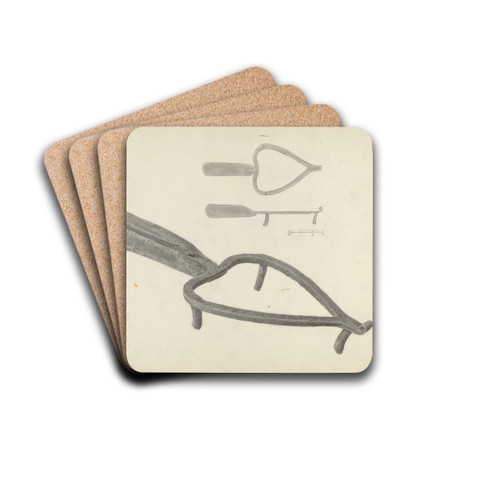 Trivet by Henry Granet Drink Coasters - set of 4 Trivet by Henry Granet Drink Coasters - set of 4