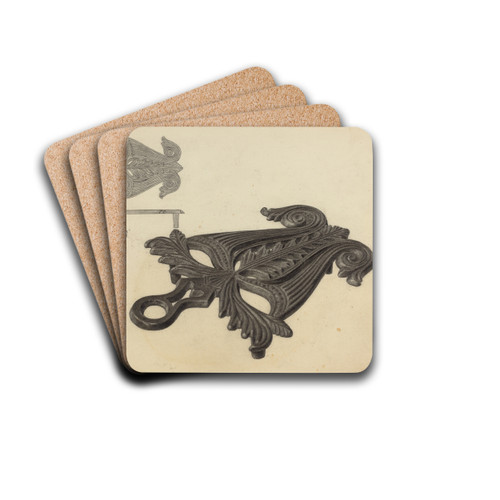 Flat Iron Holder by Jack Staloff Drink Coasters - set of 4