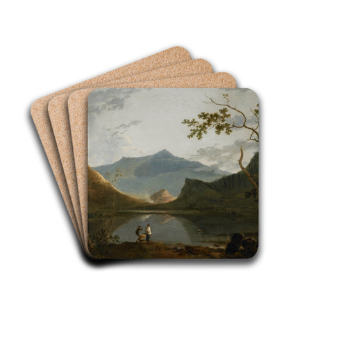 Snowdon from Llyn Nantlle by Richard Wilson Drink Coasters - set of 4 Snowdon from Llyn Nantlle by Richard Wilson Drink Coasters - set of 4