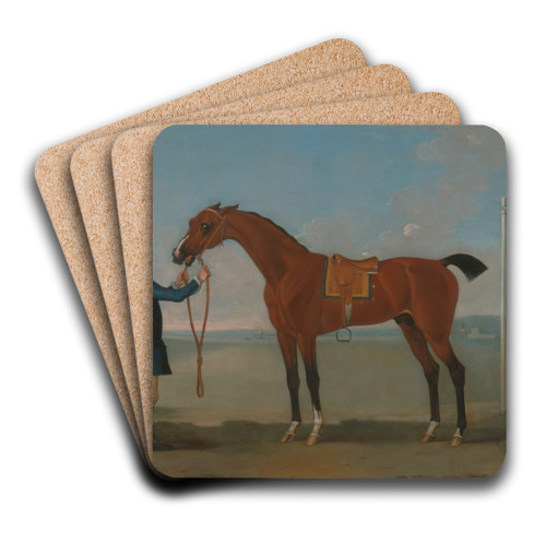 The Duke of Devonshire's Flying Childers by James Seymour Art Drink Coaster set The Duke of Devonshire's Flying Childers by James Seymour Art Drink Coaster set