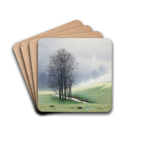 Spring Mist by Stanisaw Witkiewicz Drink Coasters - set of 4