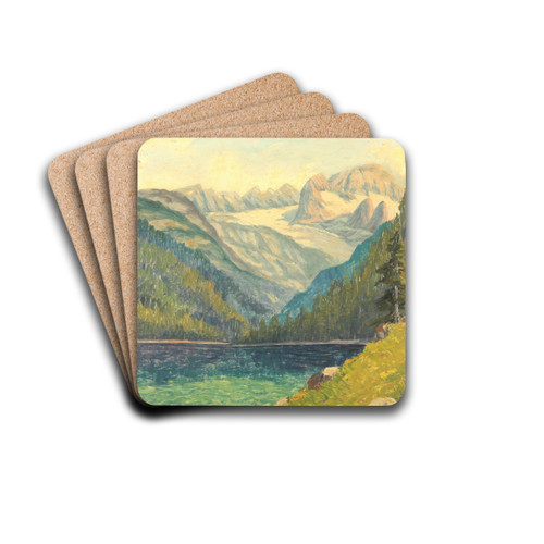 Bergsee by Alois Hernick Drink Coasters - set of 4