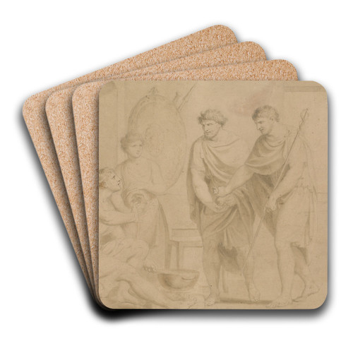 Classical Composition by Gavin Hamilton Art Drink Coaster set