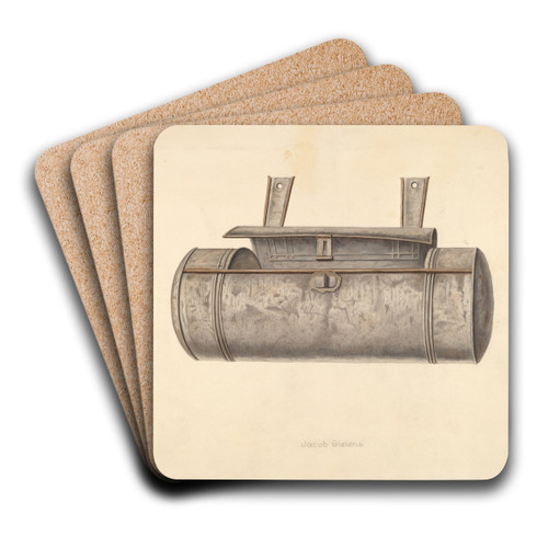 Candle Box by Jacob Gielens Art Drink Coaster set Candle Box by Jacob Gielens Art Drink Coaster set