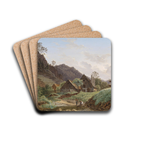Eisenhammer in Gutenstein by Matthias Rudolf Toma Drink Coasters - set of 4