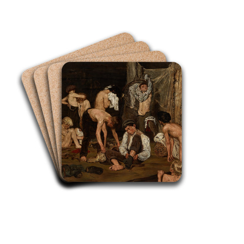 Swimmers by Max Liebermann Drink Coasters - set of 4