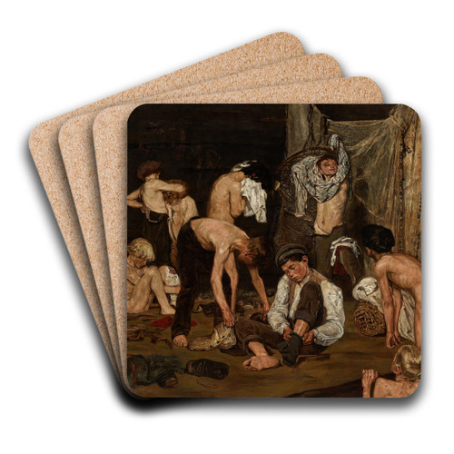 Swimmers by Max Liebermann Art Drink Coaster set