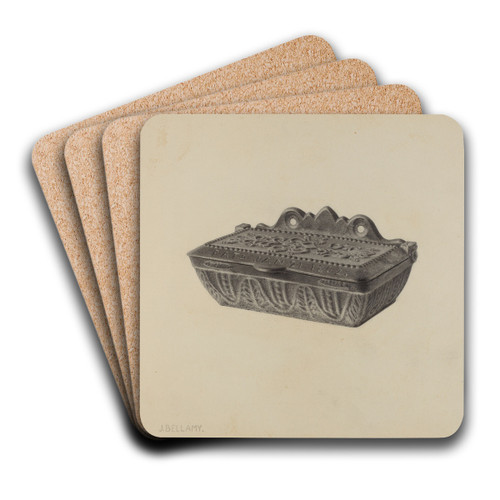 Match Safe by Julius Bellamy Art Drink Coaster set