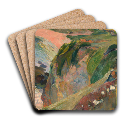 Above The Sea by Paul Gauguin Art Drink Coaster set