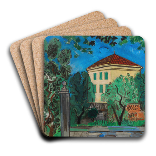 L'entre du jardin by Raoul Dufy Art Drink Coaster set