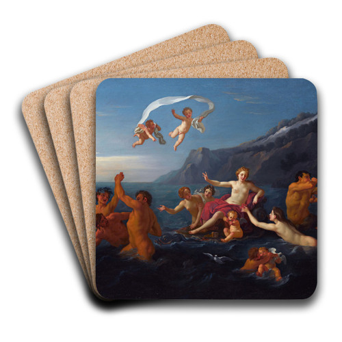 Il Trionfo D'anfitrite by Bon Boullogne Art Drink Coaster set
