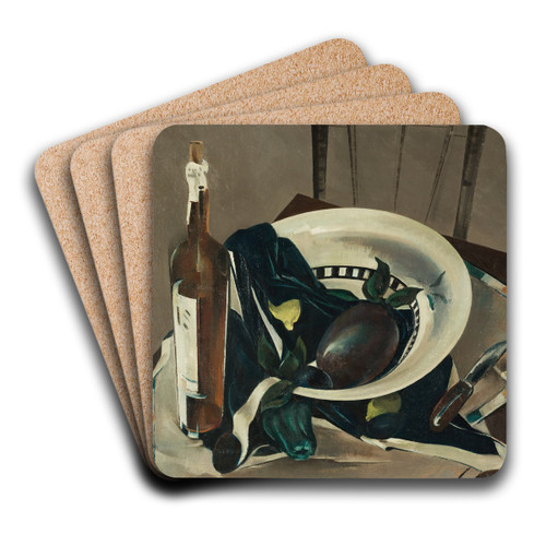 Still Life by Preston Dickinson Art Drink Coaster set Still Life by Preston Dickinson Art Drink Coaster set