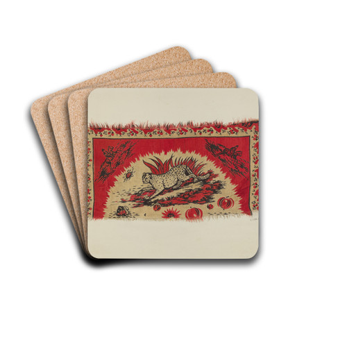 Printed Textiles by Ernest Capaldo Drink Coasters - set of 4 Printed Textiles by Ernest Capaldo Drink Coasters - set of 4