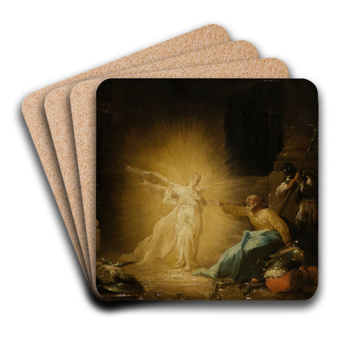 The Liberation of St Peter by Johann Georg Trautmann Art Drink Coaster set