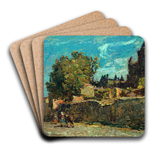 Carcassonne by Walter Griffin Art Drink Coaster set