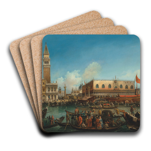 The Molo by Carlo Grubacs Art Drink Coaster set