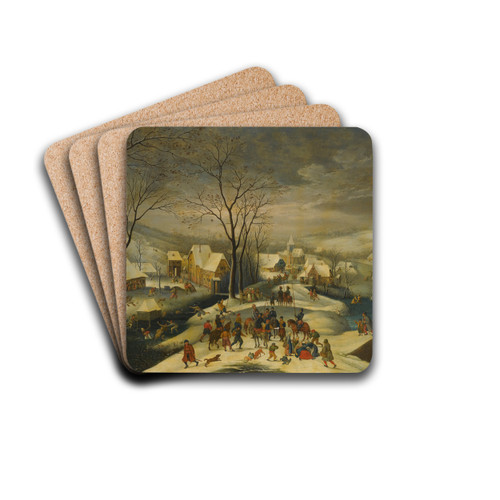 The Massacre Of The Innocents by Jacob Grimmer Drink Coasters - set of 4