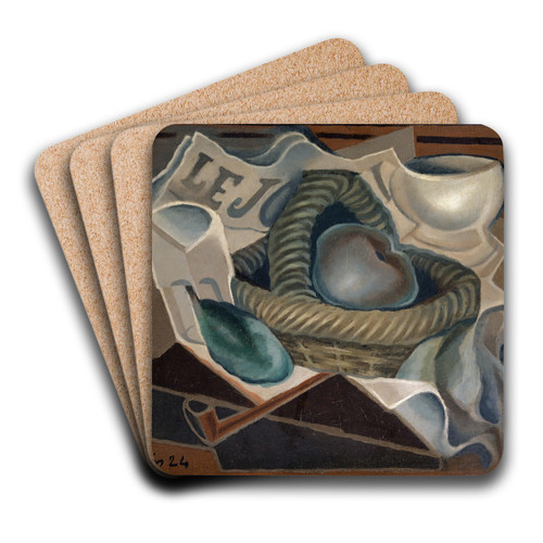 The Basket by Juan Gris Art Drink Coaster set