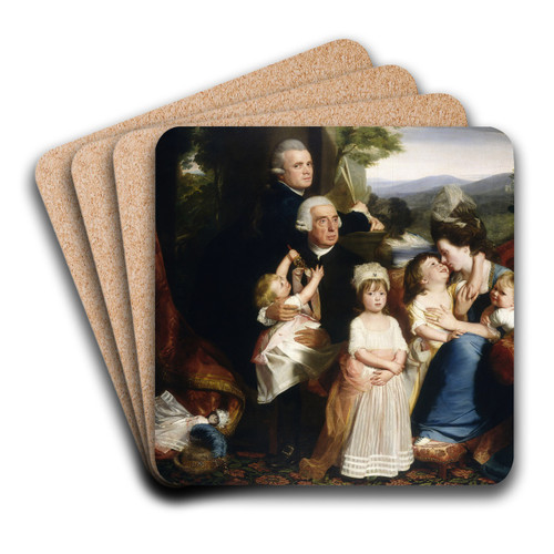 The Copley Family by John Singleton Copley Art Drink Coaster set