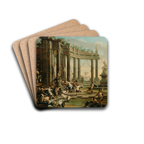 Bacchanale by Alessandro Magnasco Drink Coasters - set of 4