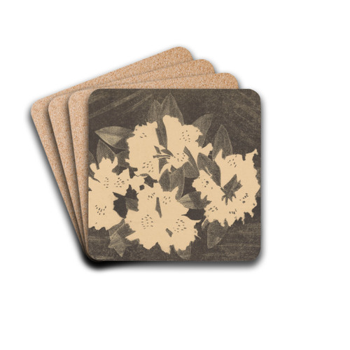 Rhododendron by Samuel Jessurun de Mesquita Drink Coasters - set of 4 Rhododendron by Samuel Jessurun de Mesquita Drink Coasters - set of 4