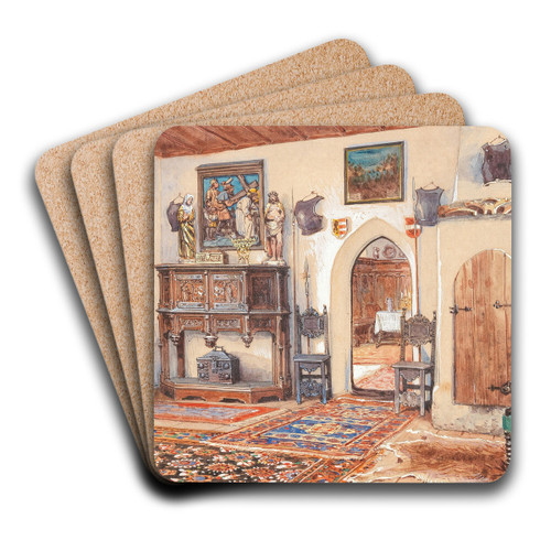 Interieur by Franz Poledne Art Drink Coaster set