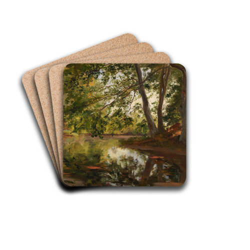 Weiher Bei Bernried by Philipp Rth Drink Coasters - set of 4