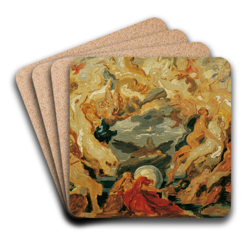 Der Kreislauf des Lebens by Hans Canon Art Drink Coaster set