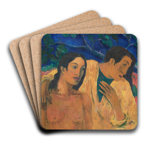 Escape (Tahiti Idyll) by Paul Gauguin Art Drink Coaster set