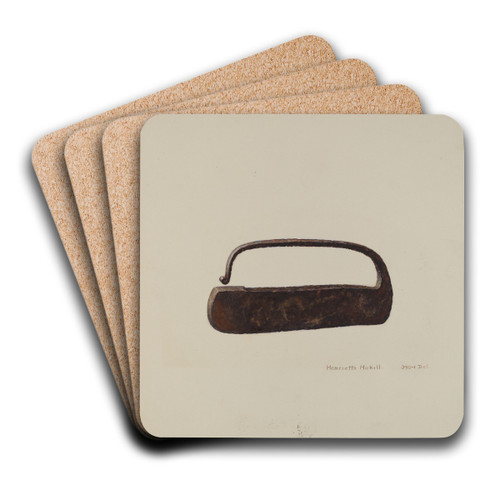 Flint Striker by Henrietta S. Hukill Art Drink Coaster set