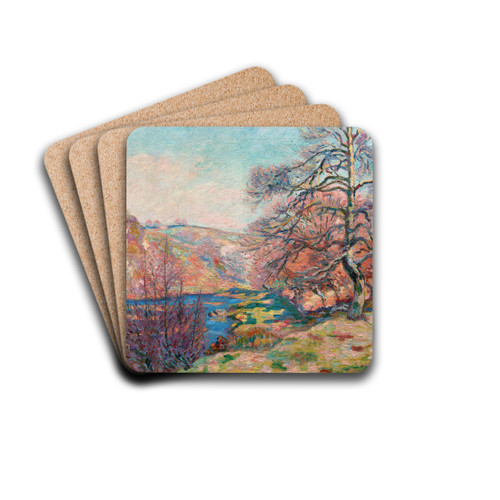 Crozant by Armand Guillaumin Drink Coasters - set of 4