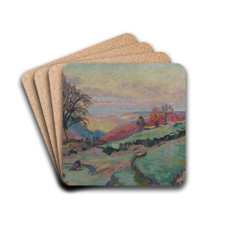 Crozant by Armand Guillaumin Drink Coasters - set of 4