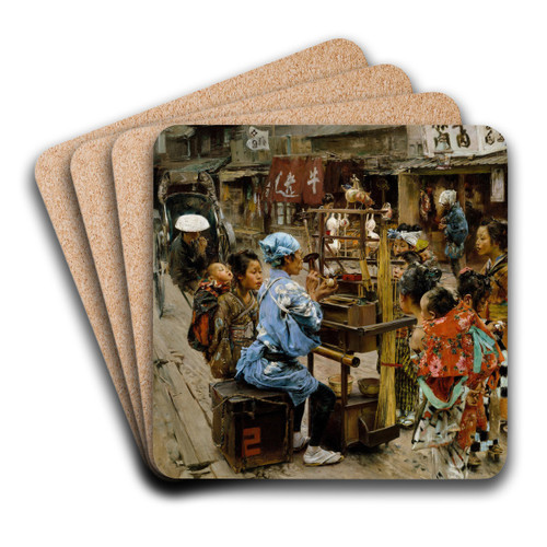 The Ameya by Robert Frederick Blum Art Drink Coaster set
