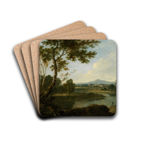 Landscape In Italy by Richard Wilson Drink Coasters - set of 4