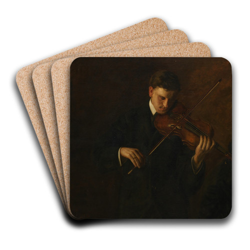 Music by Thomas Eakins Art Drink Coaster set