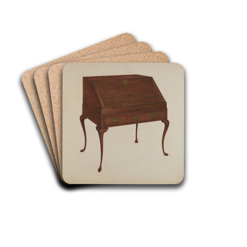 Desk by Arsen Maralian Drink Coasters - set of 4