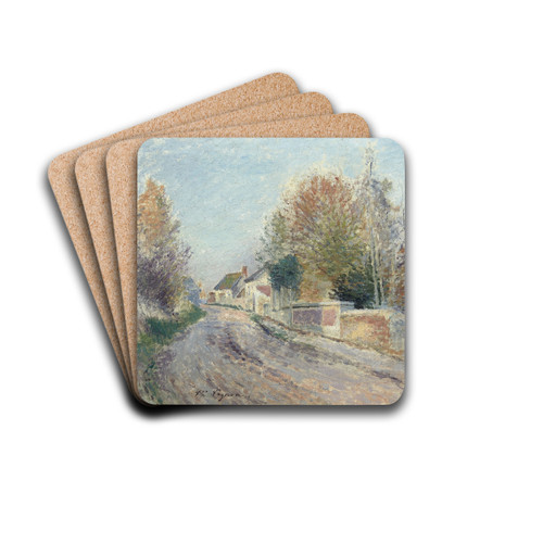 Lore du village by Victor Vignon Drink Coasters - set of 4