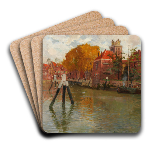 Dordrecht by Frits Thaulow Art Drink Coaster set
