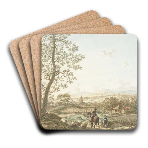 Lente, morgen en aarde by Jacob Cats Art Drink Coaster set Lente, morgen en aarde by Jacob Cats Art Drink Coaster set