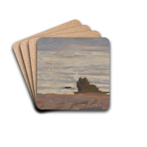 Grey Sea Arild by Richard Bergh Drink Coasters - set of 4