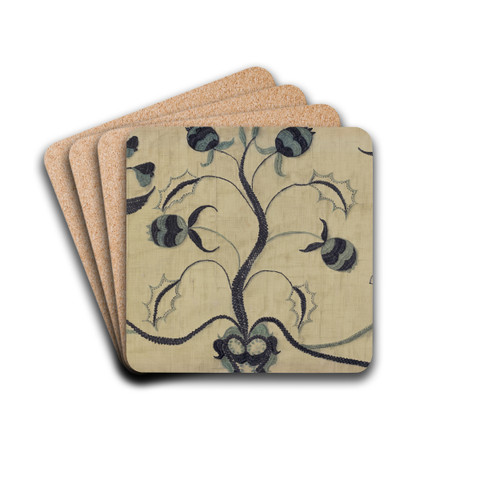 Bed Hanging by Phyllis Dorr Drink Coasters - set of 4