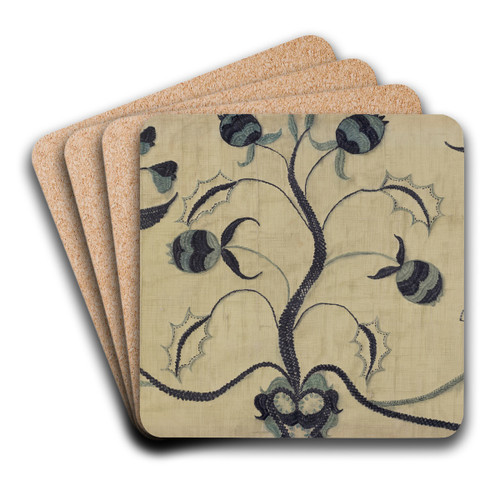 Bed Hanging by Phyllis Dorr Art Drink Coaster set