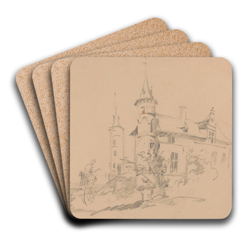 Castle by Nicaise De Keyser Art Drink Coaster set