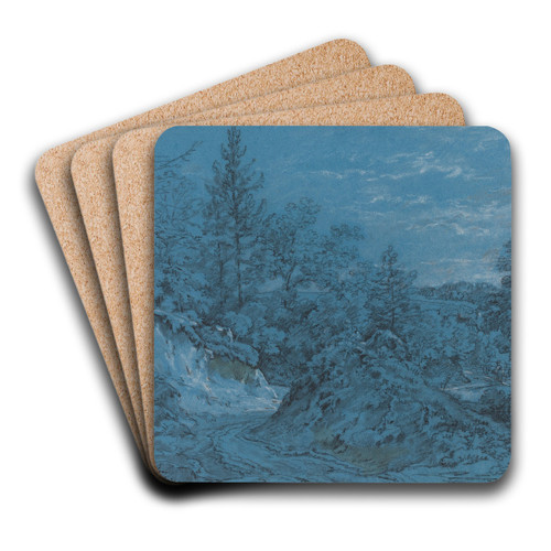 Altenhausen bei Freysing by Max Joseph Wagenbauer Art Drink Coaster set