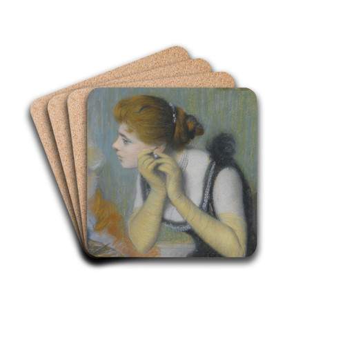 The pearl by Federico Zandomeneghi Drink Coasters - set of 4