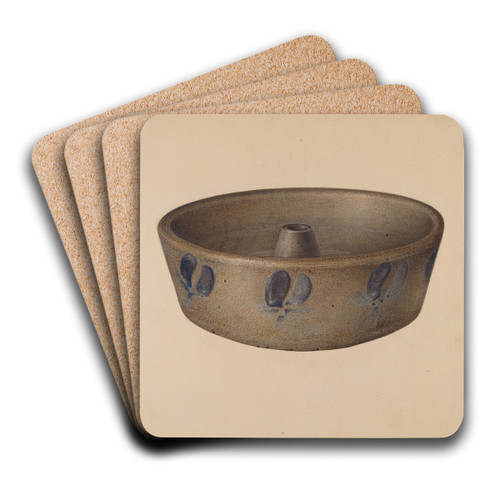 Baking Dish by Isadore Goldberg Art Drink Coaster set
