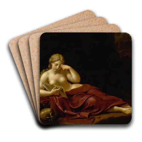 Penitent Magdalene by Bartholomeus Douven Art Drink Coaster set
