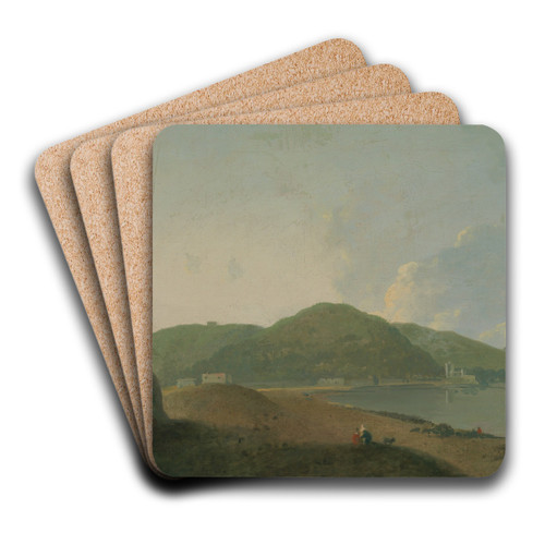 Lago d'Agnano with the Grotta del Cane by Richard Wilson Art Drink Coaster set Lago d'Agnano with the Grotta del Cane by Richard Wilson Art Drink Coaster set